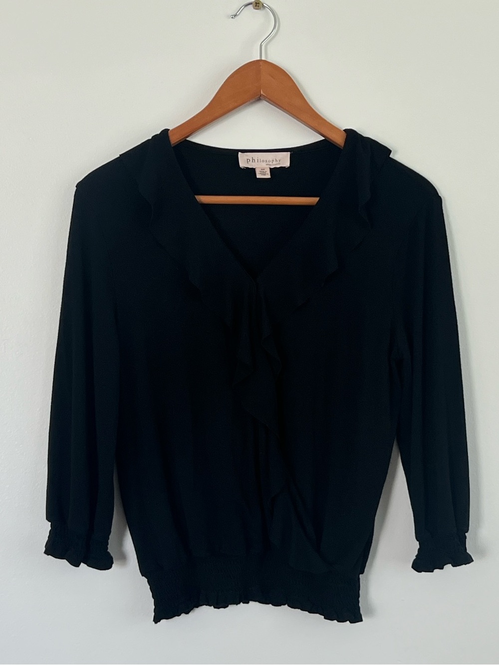 Philosophy Ruffled Collar Blouse